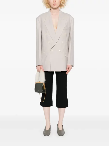 Pantaloni Victoria Beckham negru