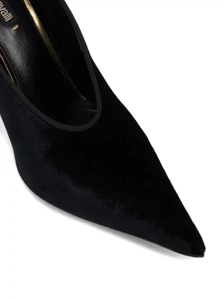 Pantofi cu toc Roberto Cavalli negru