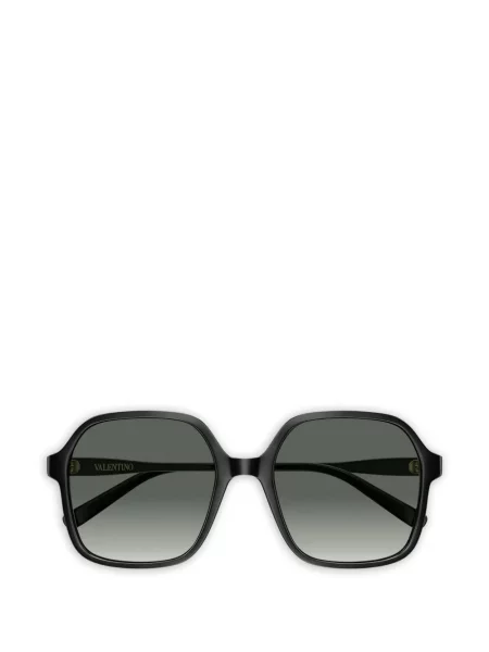 Ochelari de soare Valentino Garavani Eyewear cu imprimeu geometric negru