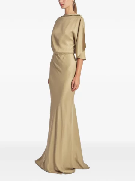 Rochie maxi Irina Schrotter asimetrică drapată