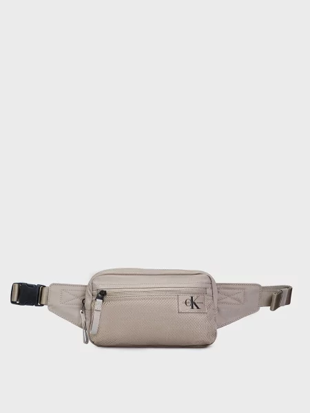 Поясна сумка Calvin Klein Jeans бежева