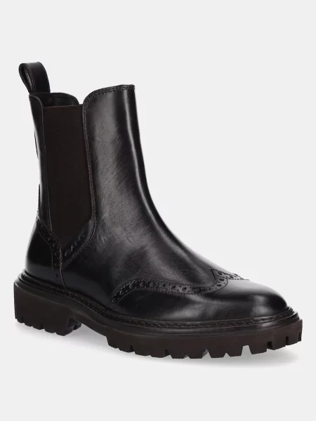 Gant ghete chelsea de piele Ivyhill maro