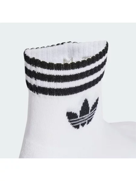 Pruhované ponožky Adidas Originals bílé