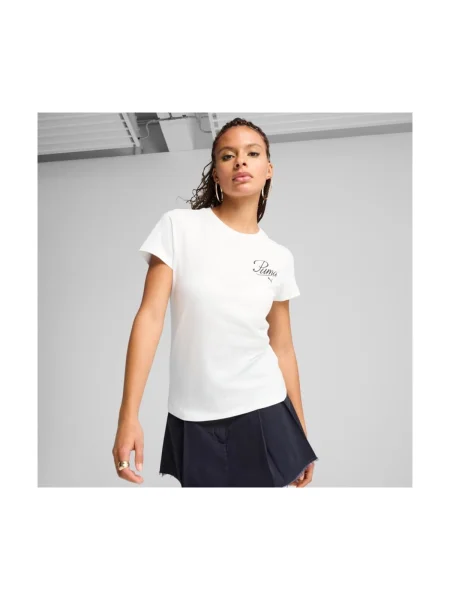 Puma tricou din alb