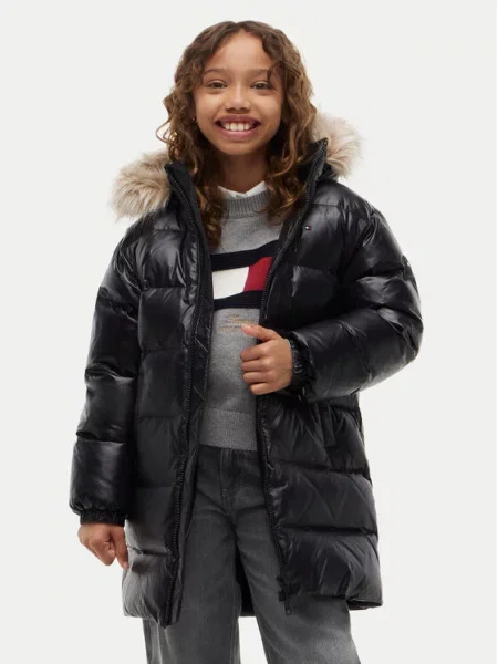 Tommy Hilfiger Μπουφάν πουπουλένιο μαύρο