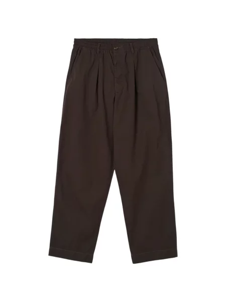 Pantaloni Universal Works cu cordon maro