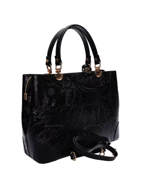 Geantă shopper Anna Luchini negru