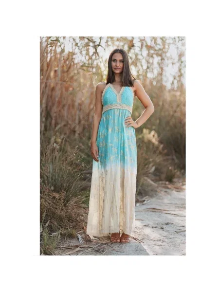 Hosszú maxi ruha Isla Bonita By Sigris kék