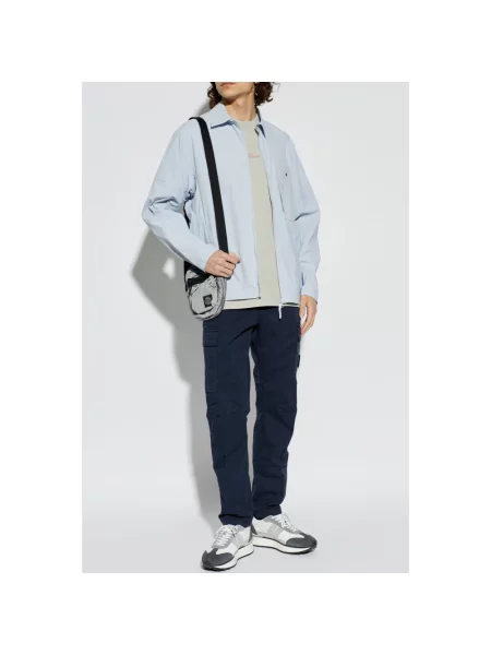 Spodnie cargo Stone Island z kamieniami niebieskie