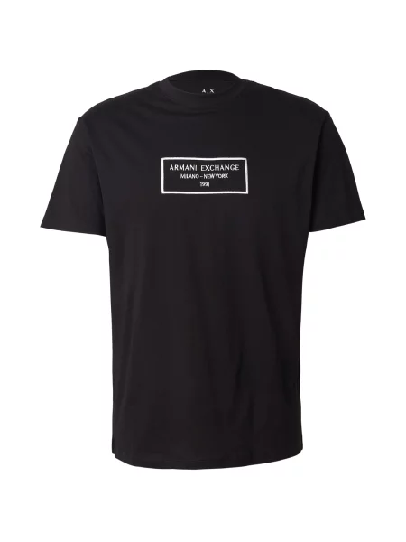 Armani Exchange Tricou negru