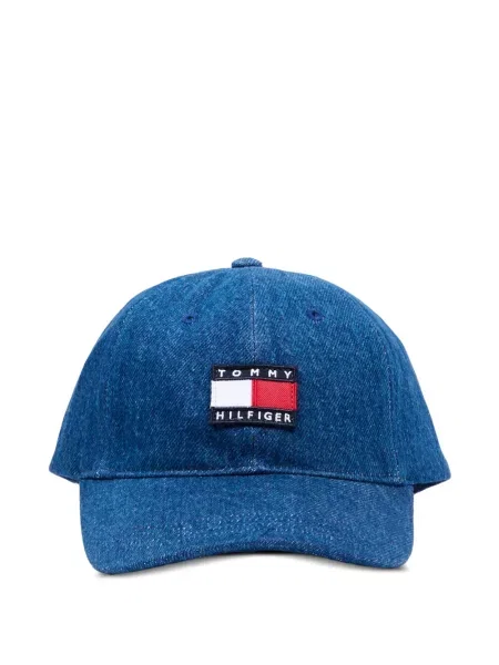Czapka z daszkiem dziecięca Tommy Hilfiger niebieska