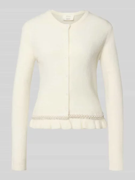 Kardigan o wyglądzie dzianiny model Kate GMK for Bridgerton Guido Maria Kretschmer Woman biały