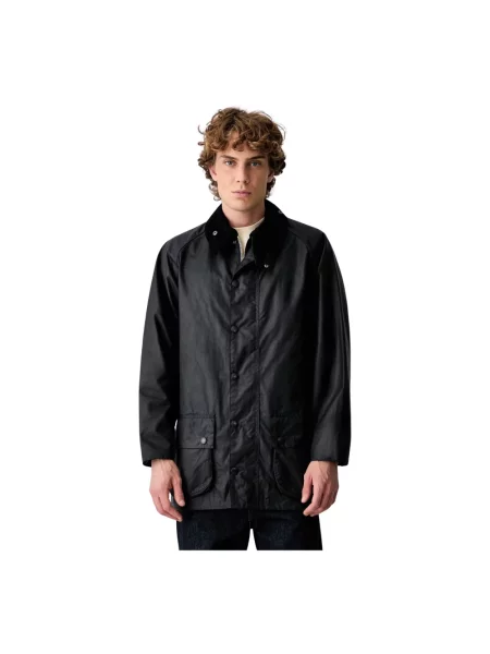Parka z z patką model ‘BEAUFORT’ Barbour niebieska