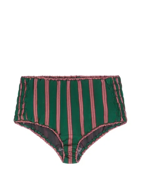 Szorty Dries Van Noten w paski zielone