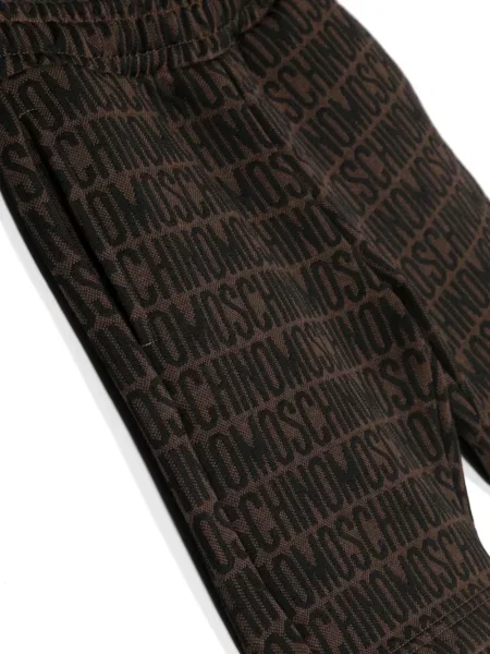 Szorty dziecięce Moschino brązowe