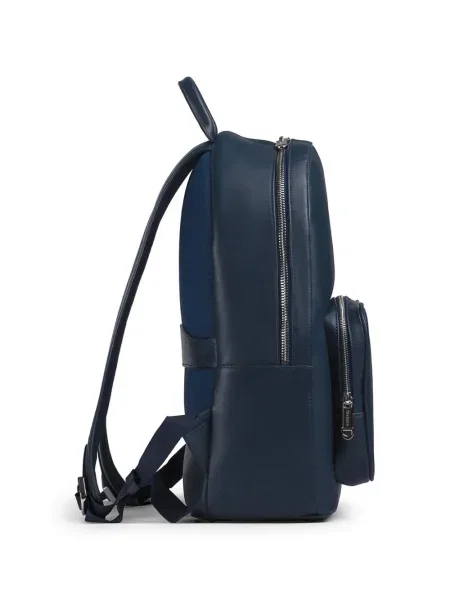 Rucsac Doucal's din piele albastru