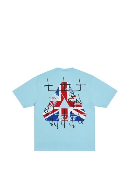 Tricou Palace cu imagine albastru