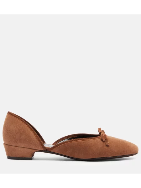 Balerini Herbert Levine din piele de căprioară maro