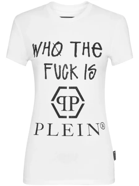 Tricou Philipp Plein alb