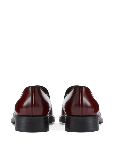 Pantofi loafer Giuseppe Zanotti din piele roșu