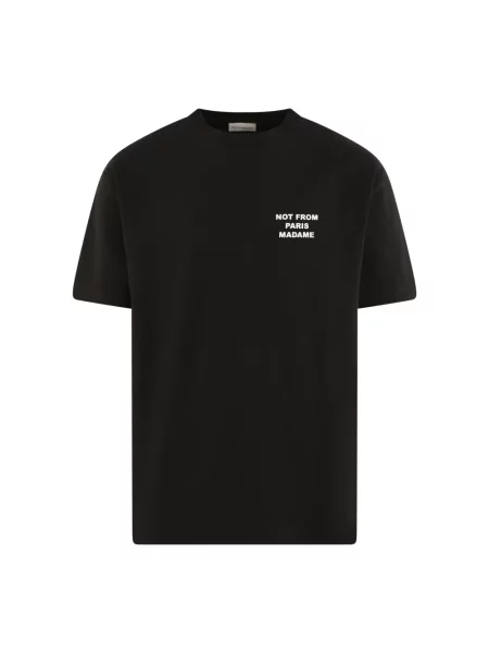 Drôle de Monsieur t-shirt Le T-Shirt Slogan z nadrukiem czarny