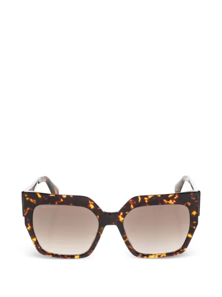 Ochelari de soare Etro cu imprimeu geometric maro