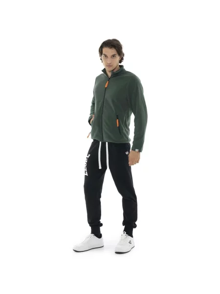 Mikina na zips Leone 1947 zelená