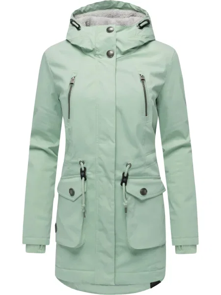Ragwear Palton de iarnă Ellsa mentă verde