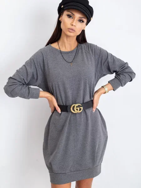 Rochie Fashionhunters de costum gri