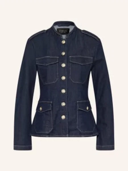 S.Oliver Black Label Džínová Bunda blue modrá