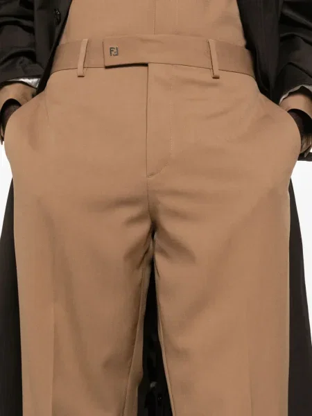 Pantaloni Fendi maro