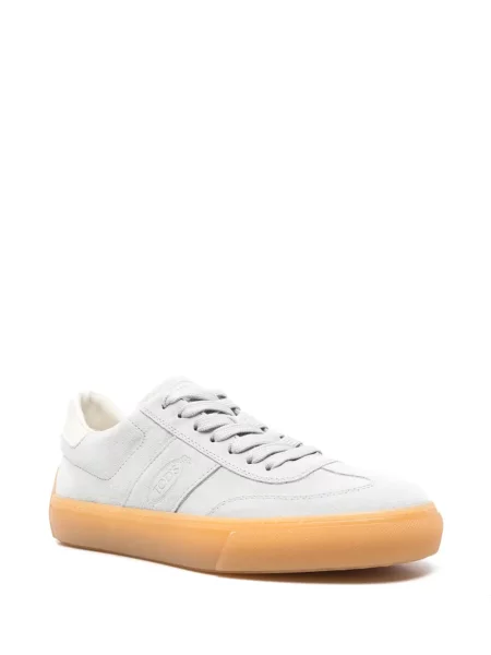 Sneakerși Tod's din piele de căprioară gri