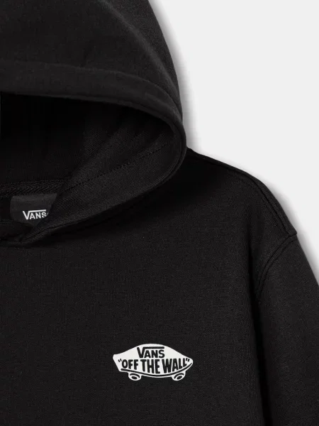 Суичър с качулка Vans черно