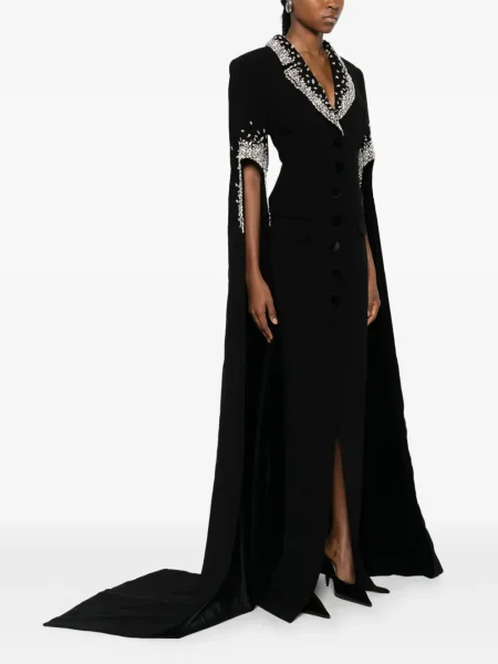 Rochie maxi Jean-louis Sabaji de cristal de costum negru
