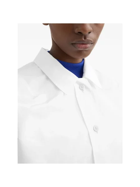 Krótka koszula Jil Sander biała