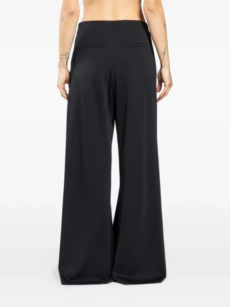 Pantaloni palazzo Max Mara plisat negru