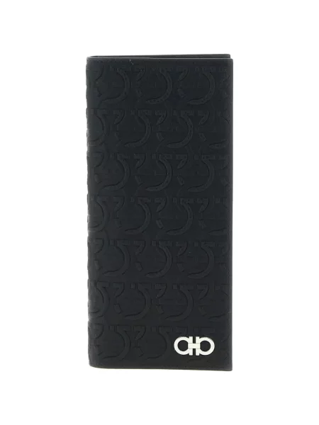 Portofel Ferragamo cu autograf negru