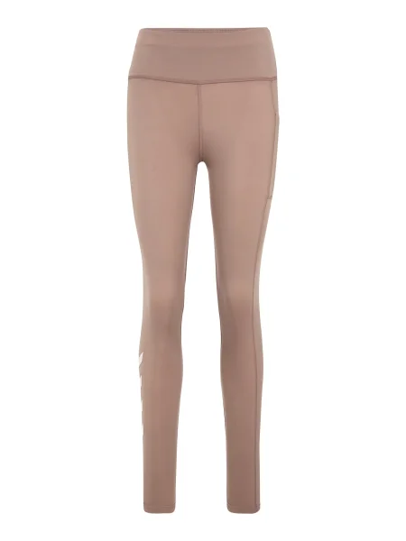 Hummel Športne hlače Tola svetlo rjava bela