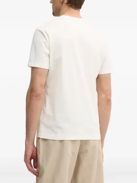 Tricou Hackett London cu broderie alb