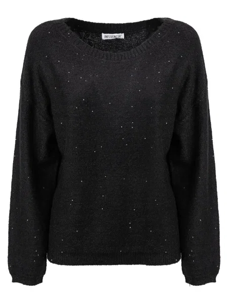 Influencer Pulover negru