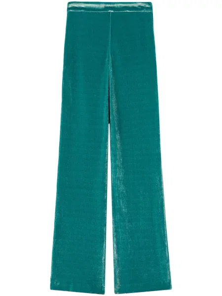 Pantaloni Jil Sander de catifea verde