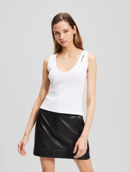 Top Karl Lagerfeld biela