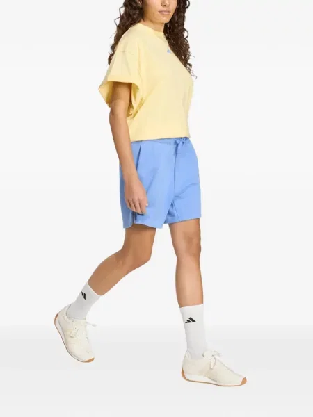 Pantaloni scurți Adidas cu autograf alergare cu imprimeu geometric albastru