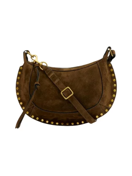 Torebka skórzana Isabel Marant skórzana brązowa