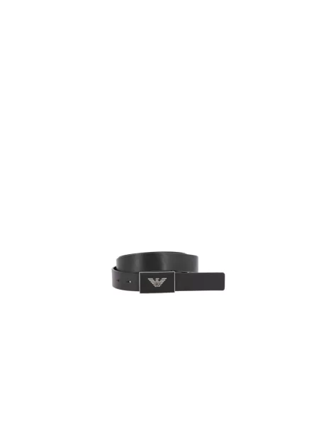 Pasek Emporio Armani czarny