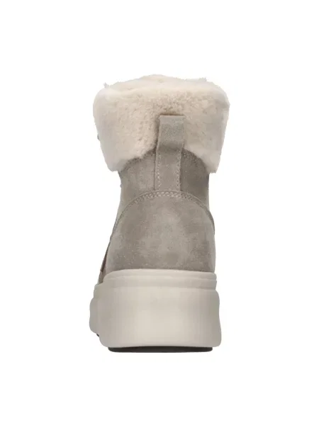 Buty do kostki Blauer skórzane beżowe