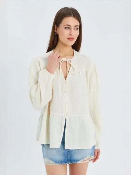 MixRay Bluza prljavo bijela