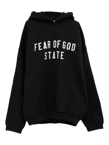 Hanorac cu glugă Fear Of God Essentials negru