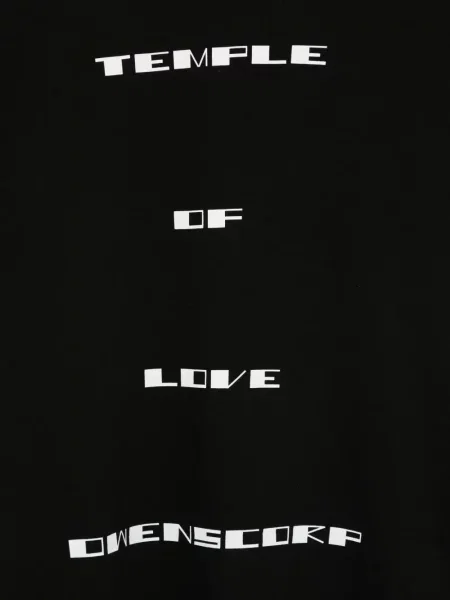 Μπλούζα Rick Owens Drkshdw με σχέδιο μαύρο