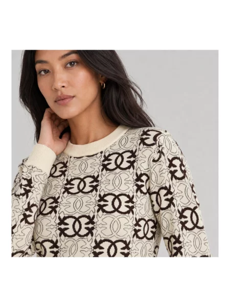 Pulover Pinko alb